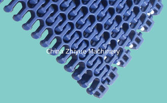ZY2400FG Radius conveyor belt flush grid food grade side flex modular belts plastic modular belts Intralox S2400