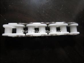 PC50 plastic roller chains thermoplastic transmission conveyor chains white color materials POM
