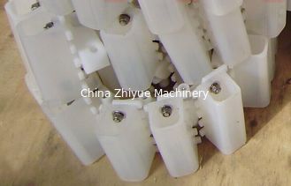 XL83 FLEXIBLE CONVEYOR SYSTEM CHAINS WITH RUBBER GRIPPERS MODULAR CONVEYOR SYSTEM LINES COLOR WHITE