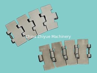 SS881 FLAT TOP SS CHAINS RADIUS CONVEYOR SLAT TOP STAINLESS STEEL CHAINS FOR FOOD BEVERAGE LINES
