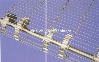 SS wire mesh belts metal ladder flat conveyor mesh belts  for oven bakery indutrial