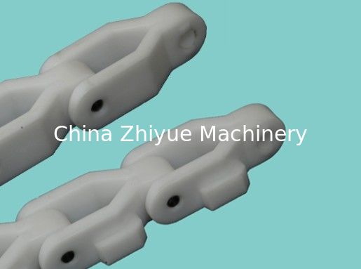 Crate conveyor chains 1700 TAB with straight sides and hold down tabs engineered for in curves and serpentine conveyor applications