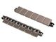 SS963 straight running snap on plate top conveyor chain overlapping plastic flights