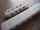 60P engineering plastic roller chains for bottle industry silence transimission chains materials POM white color