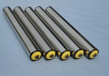 Gravity steel conveyor rollers with metal caps freeflow rollers  materials stainless steel carbon steel