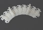 Flexible conveyor chains LF83 flat top chains with cleats materials acetal acetal white