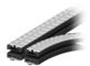 Flexible conveyor plain chains flat top chain XL175mm acetal slat top chain color white