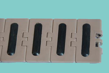 SS1873 Snap on plate top conveyor chains with rubber inserts friction inclined conveyor top chains