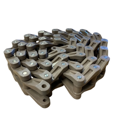 NH78 Plastic crate conveyor chains  POM/PA6 for light industries