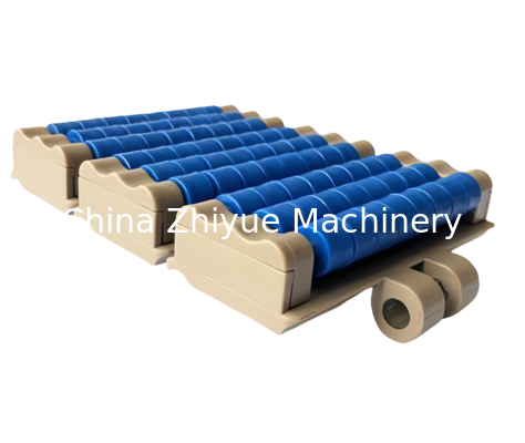 LBP831 LOW BACK PRESSURE ROLLER TOP CHAINS FOR ACCUMULATE TABLES FDA FOOD GRADE