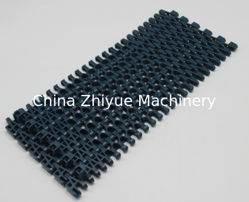 1255 plastic radius conveyor modular belts, sideflex modular belts