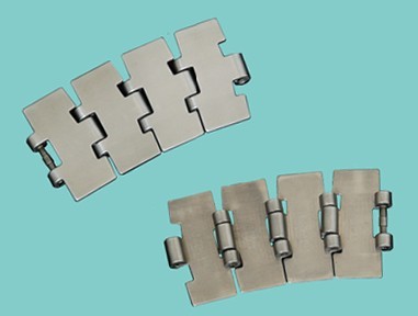 SS881 FLAT TOP SS CHAINS RADIUS CONVEYOR SLAT TOP STAINLESS STEEL ...