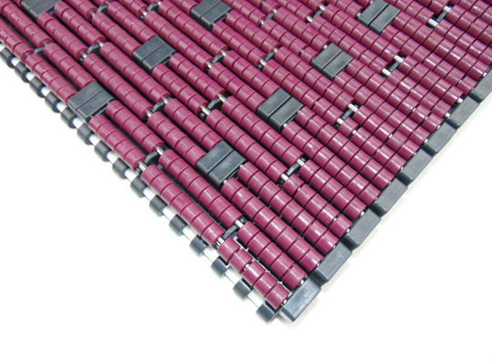 LBP1005 series thermoplastic low back pressure modular conveyor system belts roller top modular belt